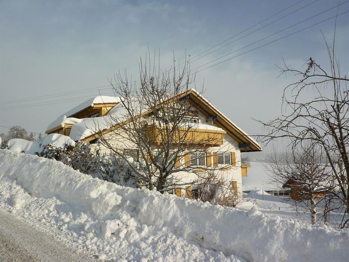 Haus im Winter