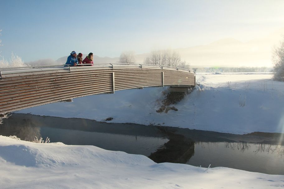 Versunkene Welt im Forggensee