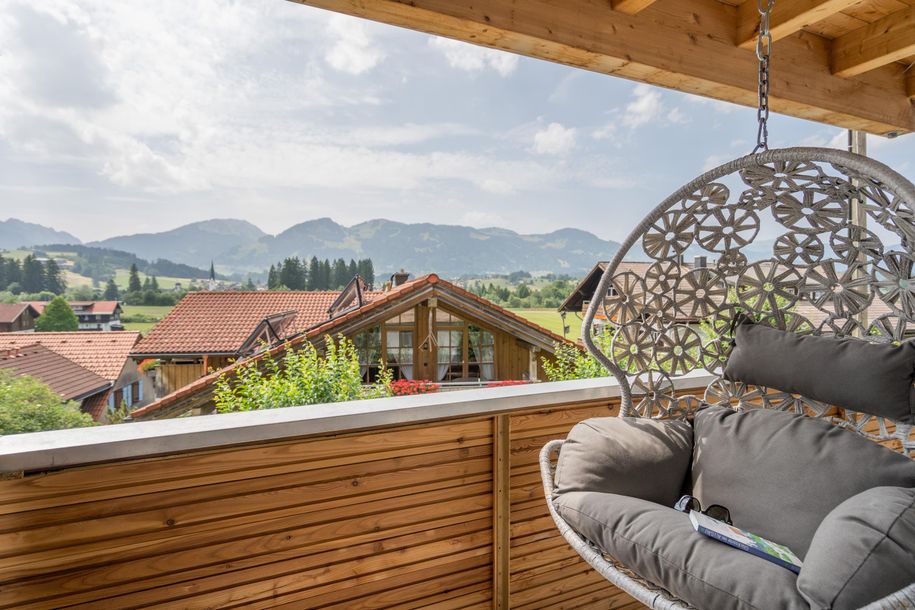 Balkon im Sommer