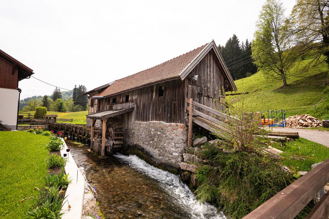 Historische Obermühle Säge - Fischen im Allgäu