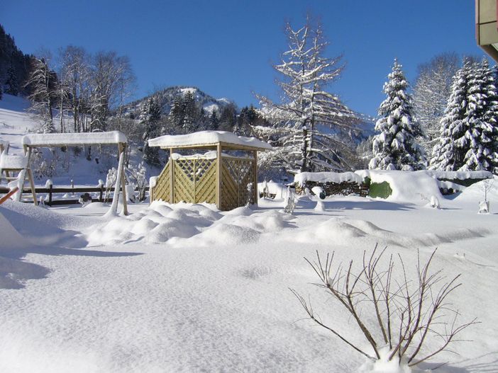 Garten im Winter