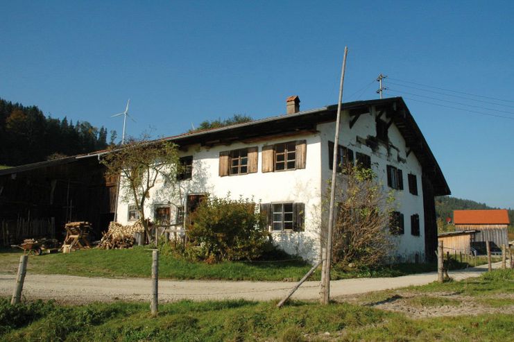 Ein für das Allgäu typisches Haus.