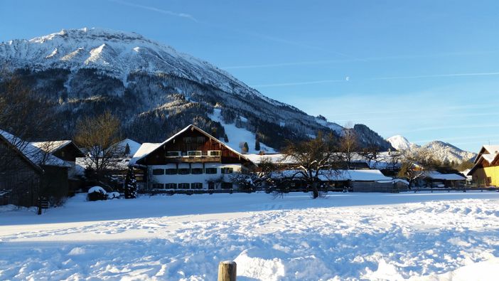 Landgut im Winter