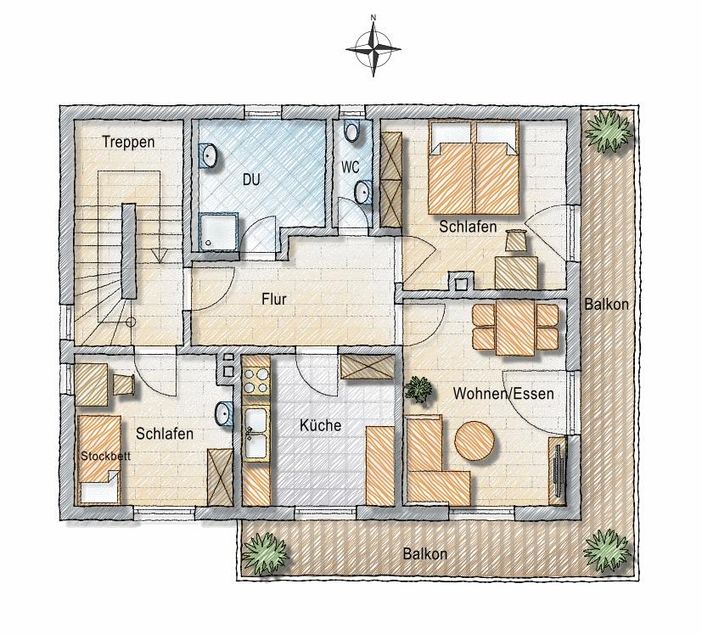 Grundriss Wohnung Sonnenschein