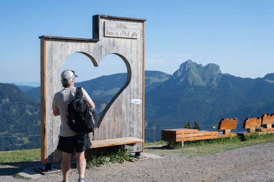 Aussicht Bergstation Neunerköpfle
