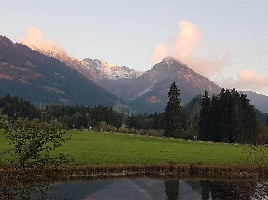 Blick auf die Berge