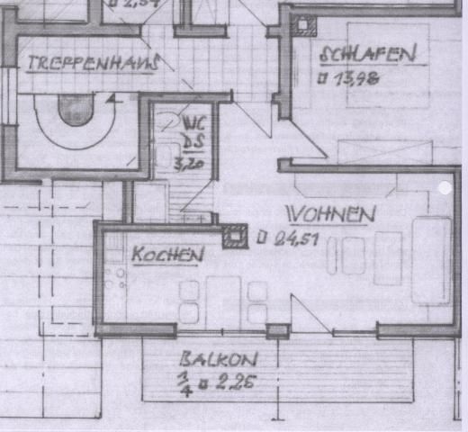 Grundriss FeWohnung