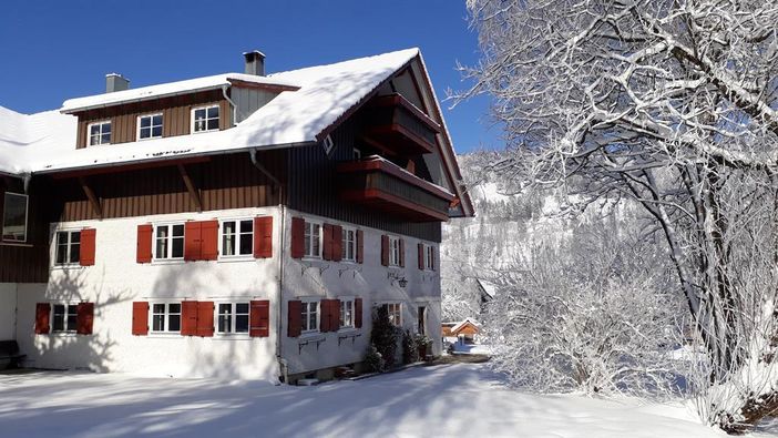 Unser Hof im Winter