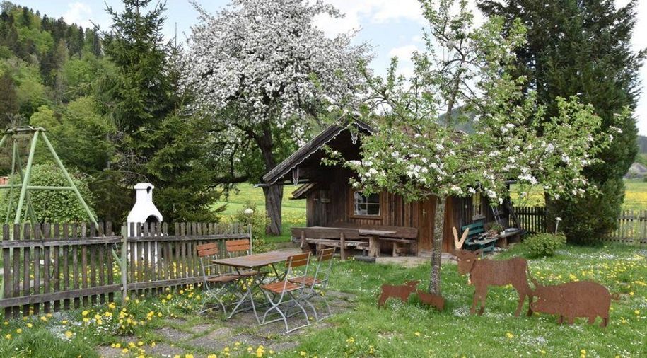 bei uns im Frühling