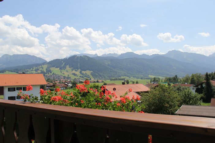Alpenblick vom Balkon