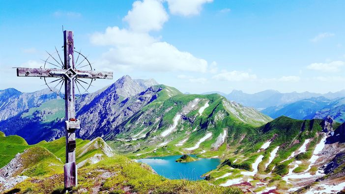Blick vom Lahner auf den Schrecksee