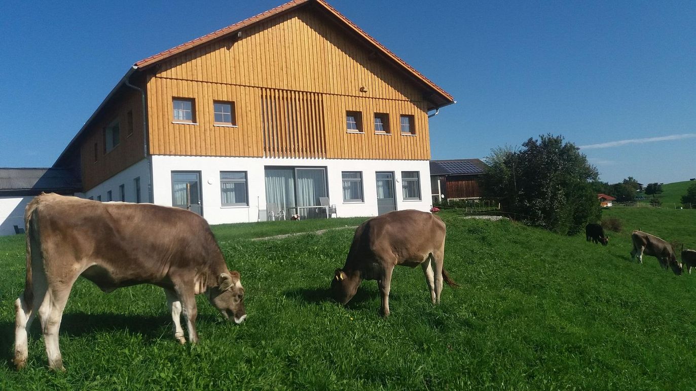 Außenansicht der Wohnungen Aggenstein und Thanelle