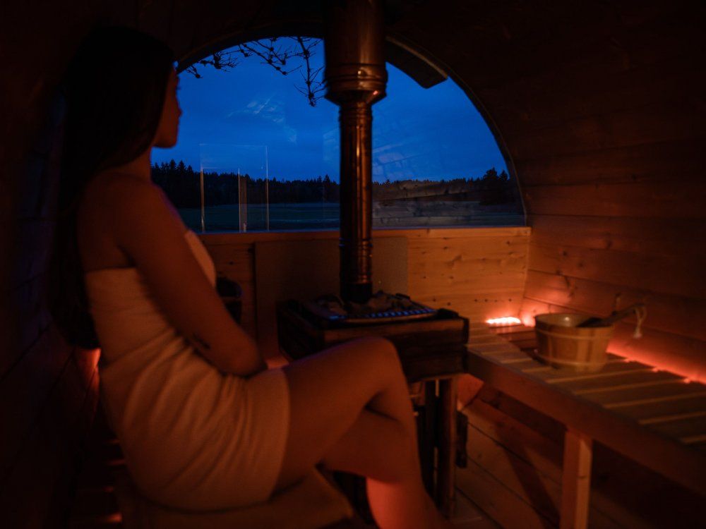 Abends, Rehe beobachten