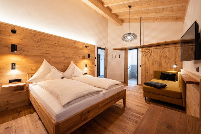 Schlafzimmer 2 mit zusätzlichem Bett
