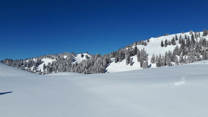 Skitour Richtung Sipliner