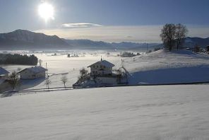 Haus Sonnentau im Winter