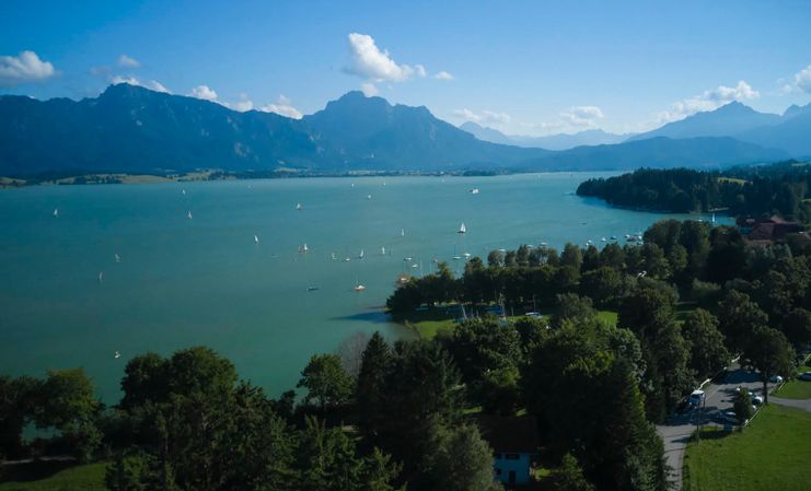 Der Forggensee bei Füssen