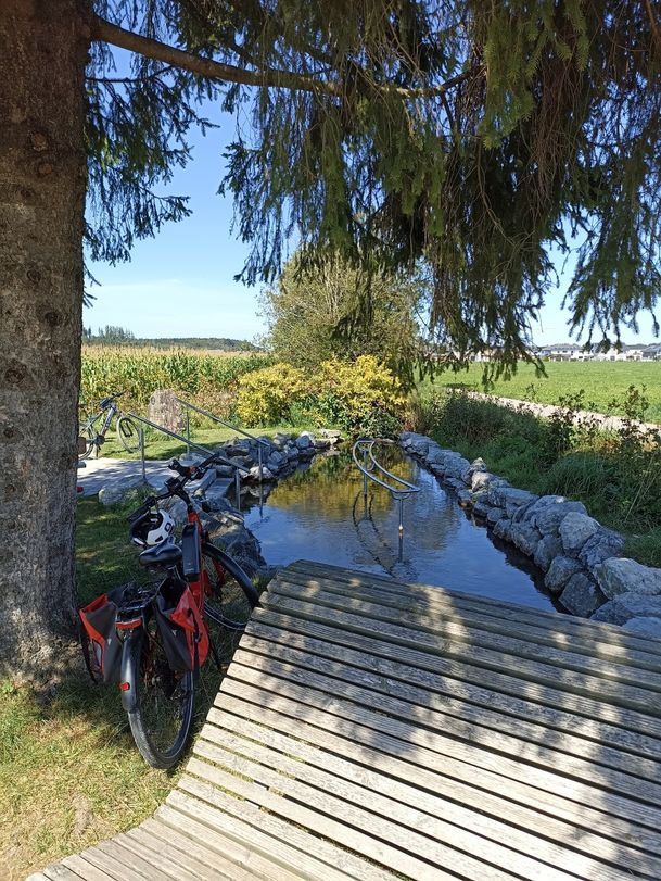 Kneippanlage Lautrach mit Fahrradreparaturstation