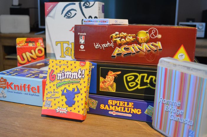 Spielesammlung vorhanden