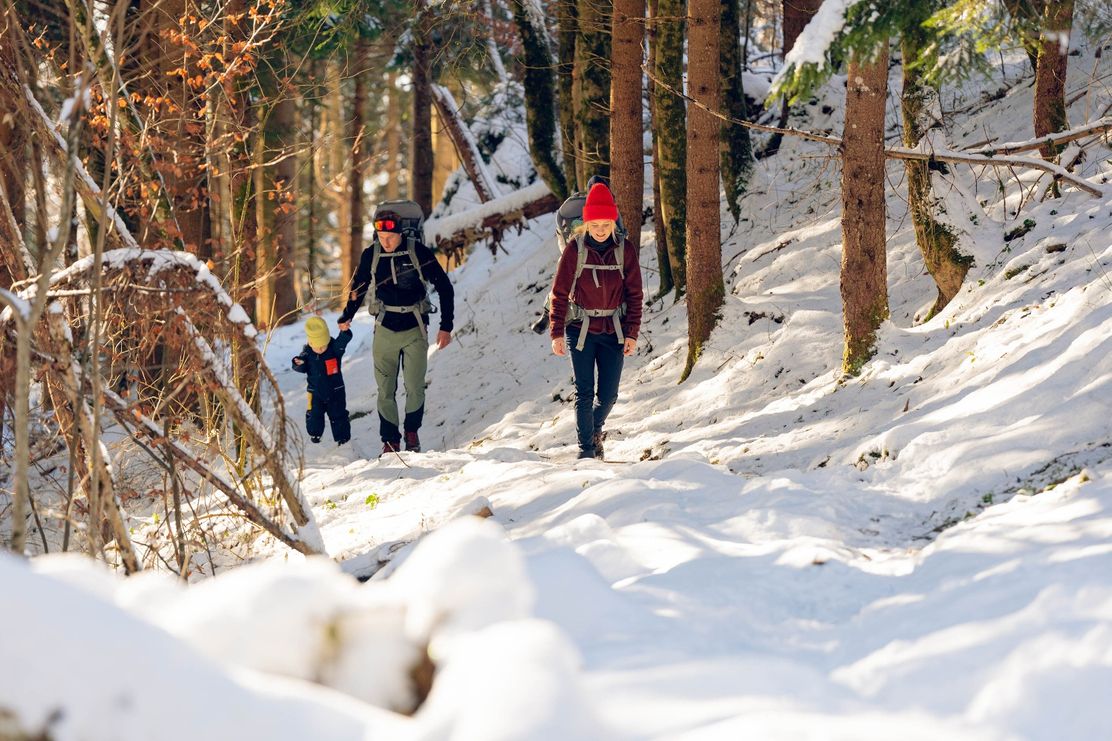 Winterwanderung mit der Familie