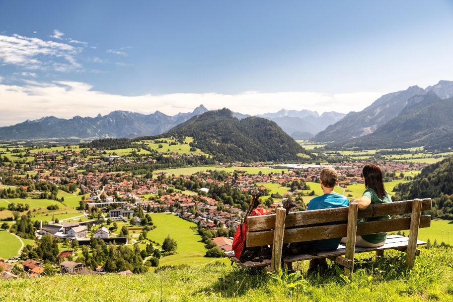 Aussichtspunkt auf der Wanderung zur Edelsberghütte