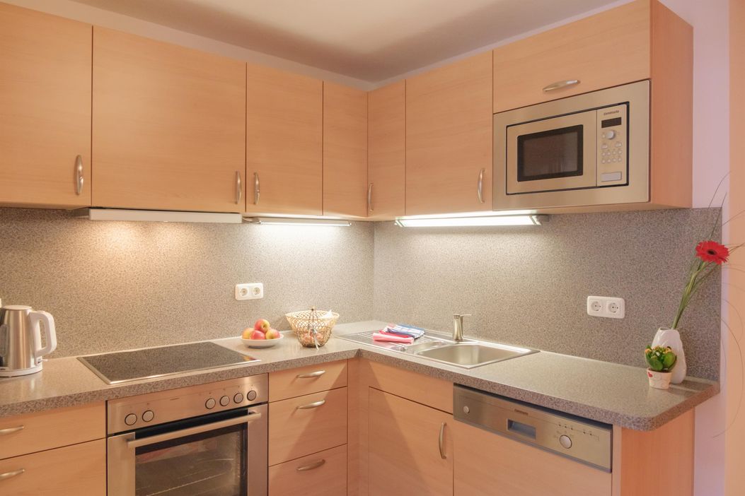 Küche - Ferienwohnung Nagelfluh