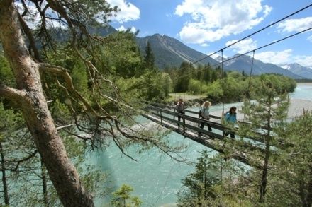 Hängebrücke in Forchach
