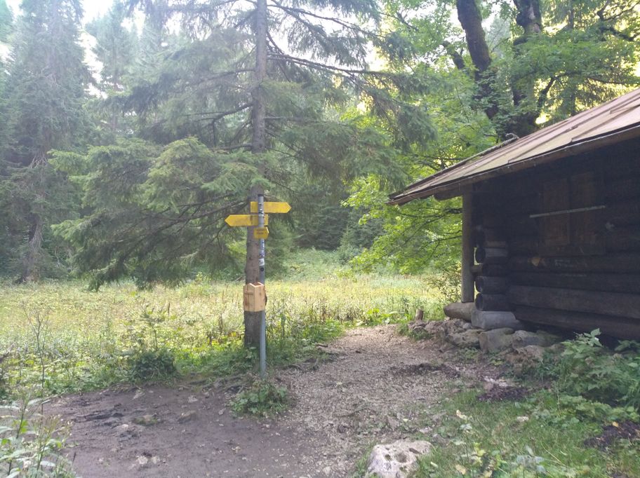 Beschilderung Richtung Säuling