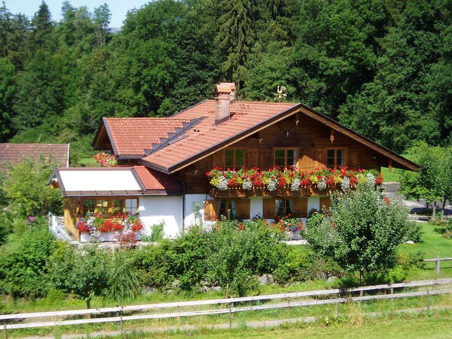 Landhaus im Hochsommer