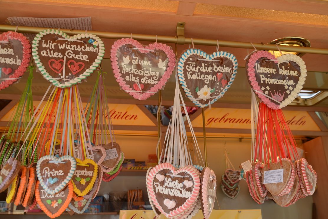 Süßigkeiten auf dem Gallusmarkt