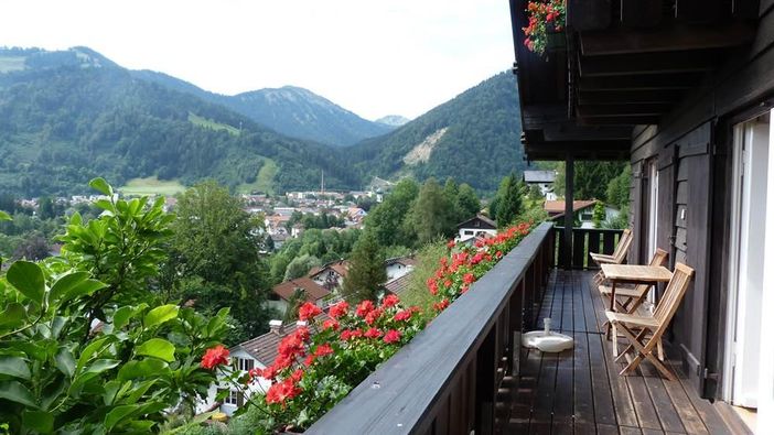 Balkon mit Blick auf Immenstadt
