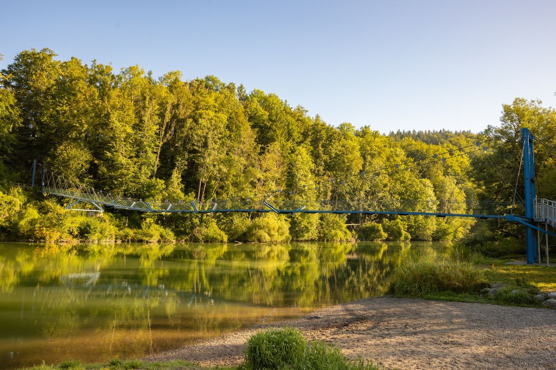 Hängebrücke "Blaues Wunder"