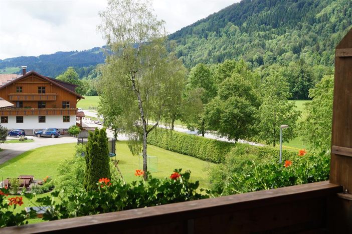 Ausblick vom Balkon FeWo 1 und 2