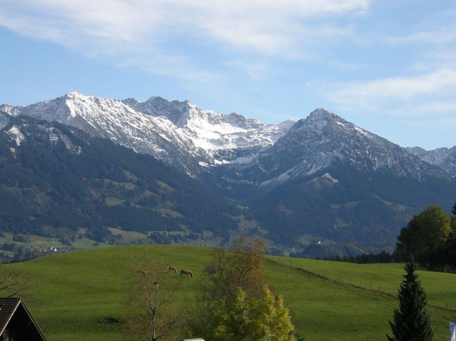 Aussicht vom Balkon