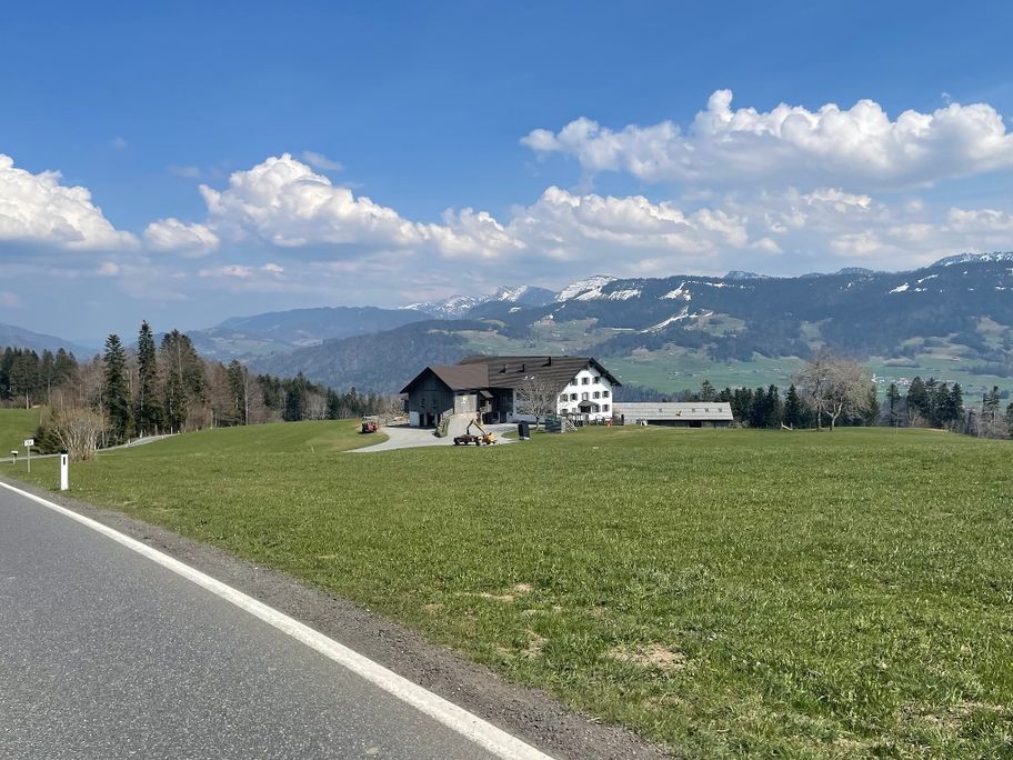 Anstieg nach Sulzberg