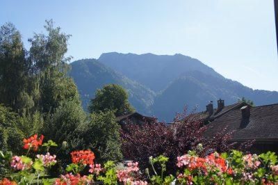 Ausblick vom Balkon