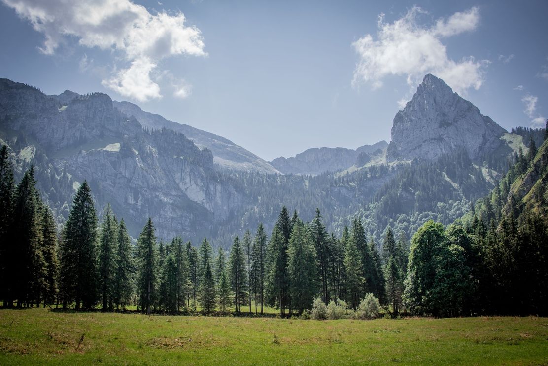 Blick auf den Geiselstein