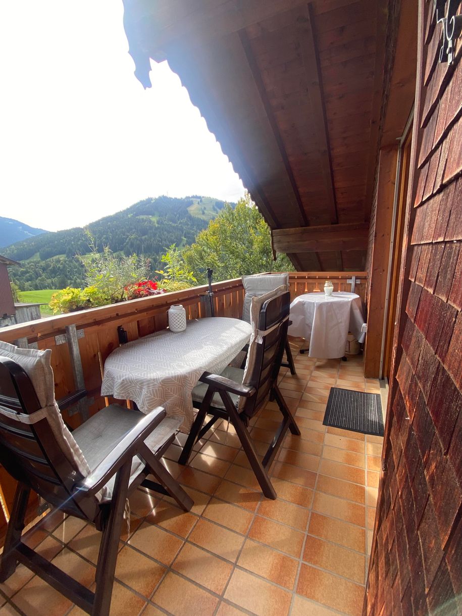 Balkon im Sommer