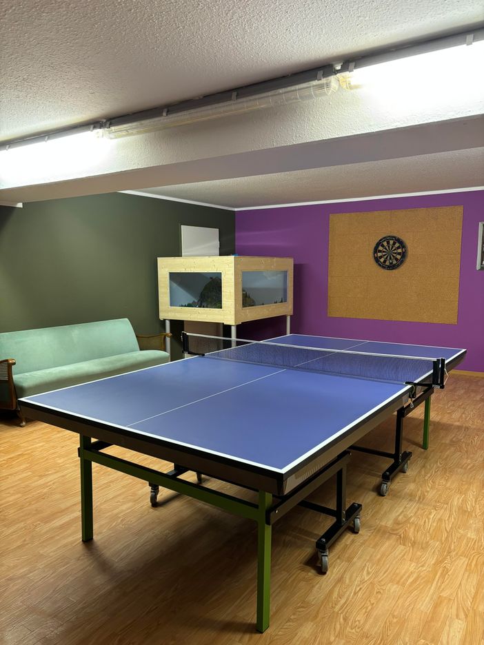 Ferienhaus Riss Tischtennisraum_Dart