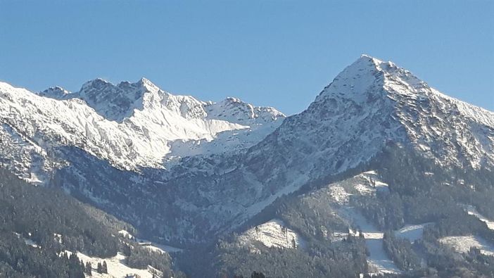 Blick auf die Berge