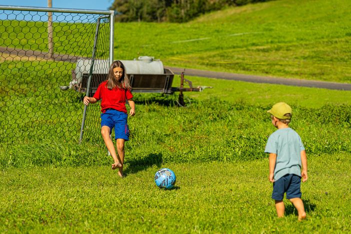 Action auf unserem Fußballplatz