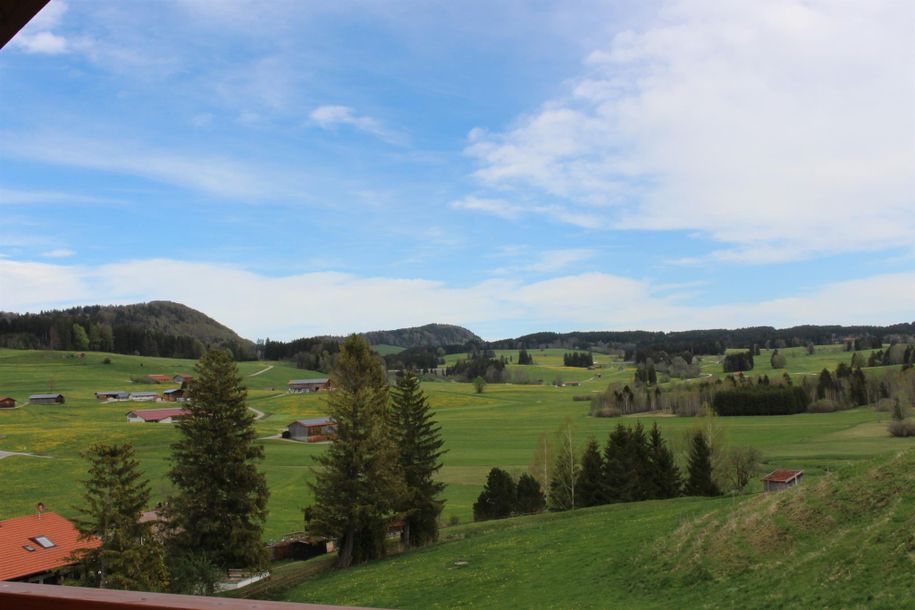 Aussicht Gästehaus - Bauernhof Hefele