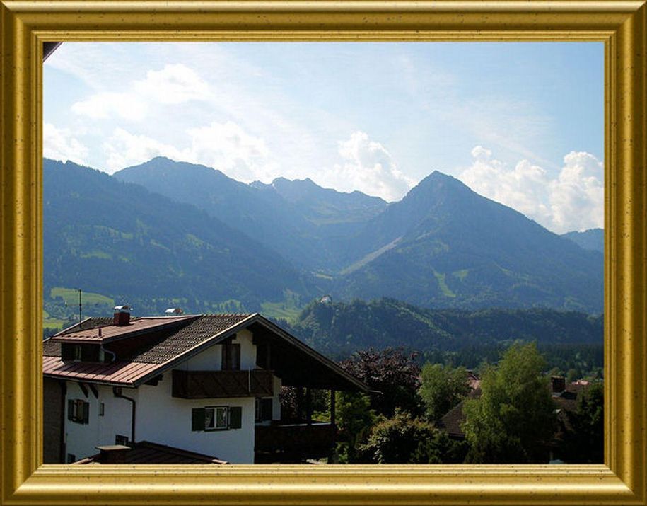 Rubihorn vom Balkon - Bergsicht