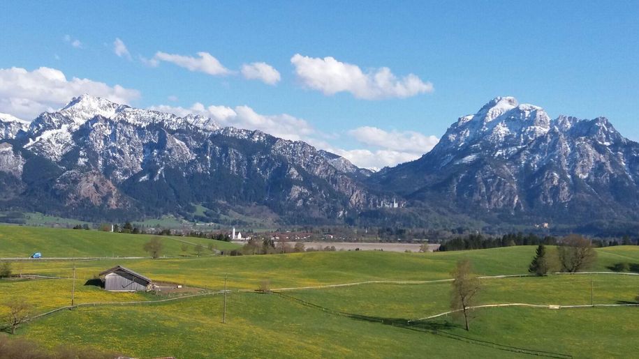 Tegelberg und Säuling im Mai