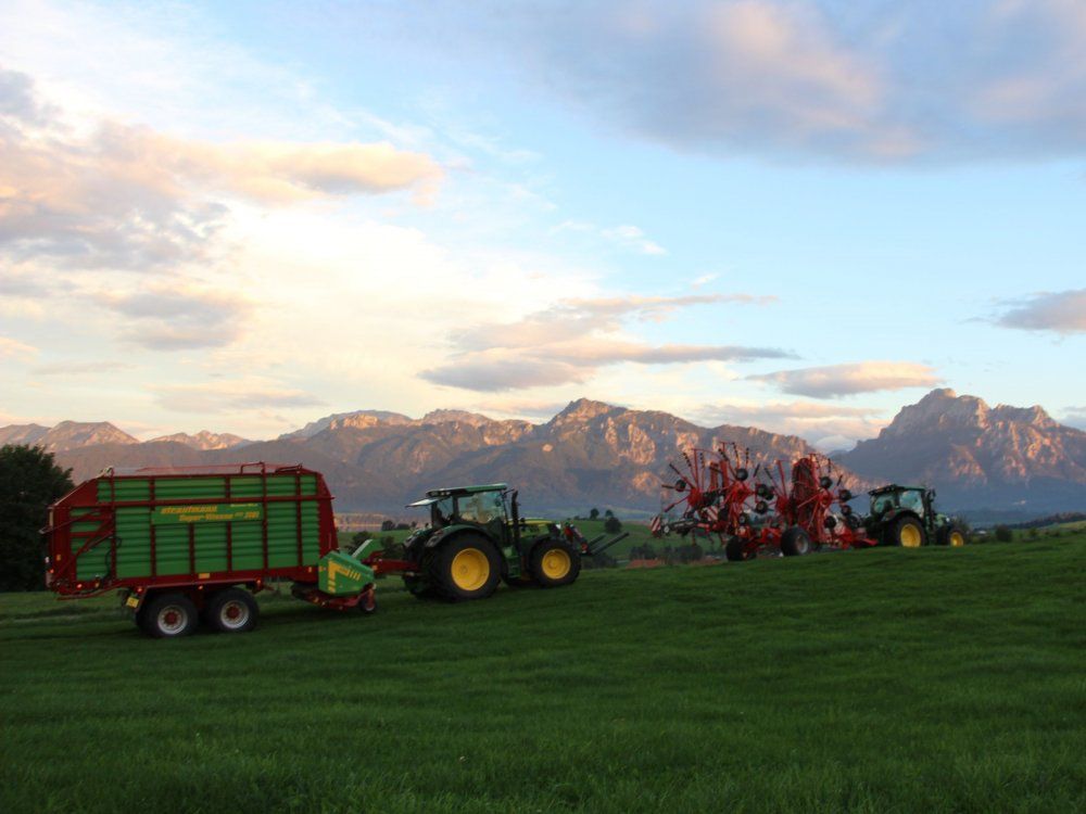 Aktive Landwirtschaft auf dem Biohof Stöger - auf Wunsch kannst Du gerne dabei sein