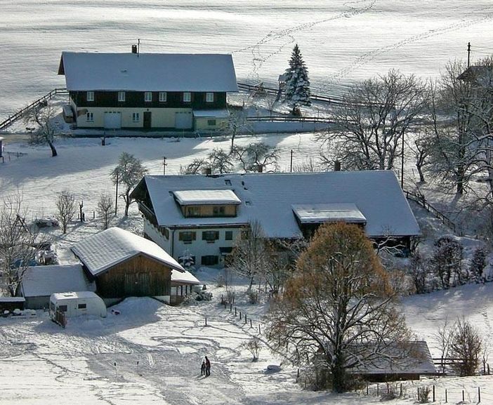 Unser Haus im Winter