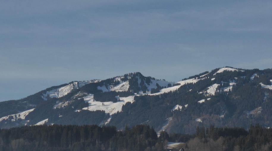 Südblick - Bolsterlanger Horn mit Weiherkopf