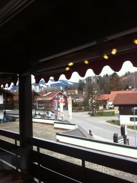 Ausblick vom Wohnzimmer