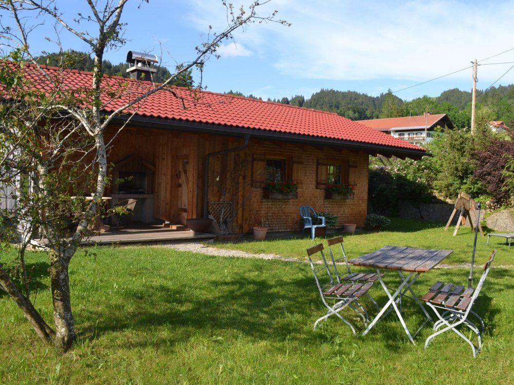 Lauschiger Sitzplaz im Garten