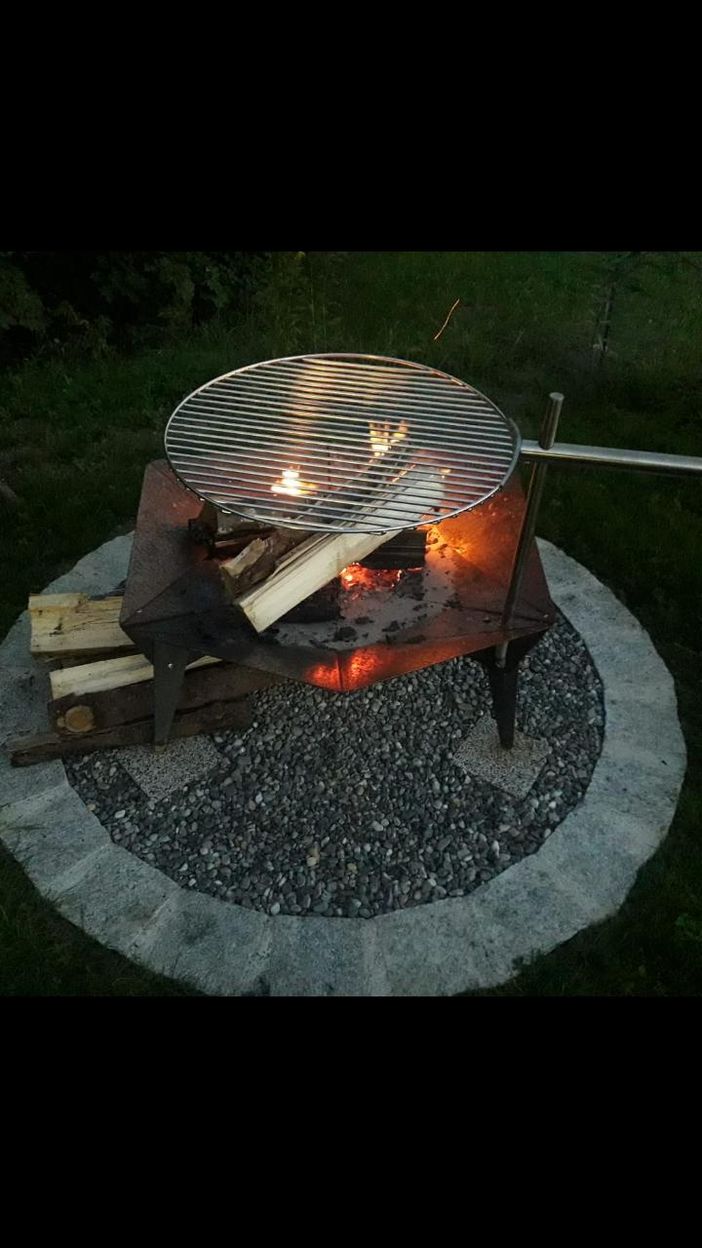 Grillstelle im Garten